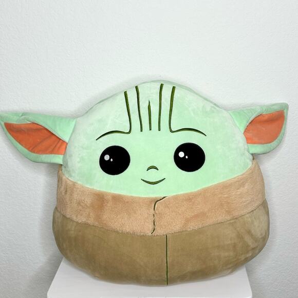 Squishmallow Star Wars The Mandalorian Baby Yoda The Child 20 Inch Plush - Picture 1 of 3